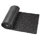 Harmiden Recycled Rubber Mulch Mat Roll Black Permanent Mulch Walkway Pathway for Landscaping Outdoor 8' x 2'