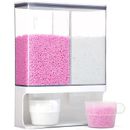 ColourTree Laundry Beads & Detergent Dispenser Organization Plastic in White | 10 H x 3.7 W x 10 D in | Wayfair TBG-LD1