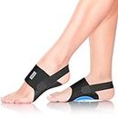 Arch Support for Plantar Fasciitis Relief: Upgraded Non-Slip Unisex Wearable Arch Support Inserts w/Built-in Orthotics - Adjustable Arch Support Braces Bands w/Gel Pads for Flat Feet High & Fallen Arch HSA FSA