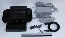 NINTENDO WII U DELUXE 32GB CONSOLE WITH GAMEPAD CONTROLLER AND ACCESSORIES CORDS
