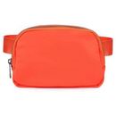Fresh Fab Finds Sport Fanny Pack Unisex Waist Pouch Belt Bag Purse Chest Bag - Orange - Orange