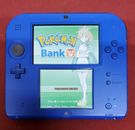 Nintendo 2DS [3DS] Console Blue/Black with Pokemon Bank / Transporter + 2 Games