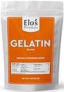 Gelatin (1kg) by Elo’s Premium |100% All-Natural Food Grade Powder Unflavored Thickener| Packaged In Canada| Used As Thickener, Stabilizer, Texturiser| Non-GMO, Gluten Free| Make Yogurt, Fruit Gelatins, Puddings and more