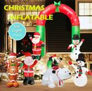 Inflatable Christmas Outdoor Decorations Santa Snowman LED Lights Xmas Party OZ