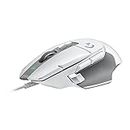Logitech G502 X Wired Gaming Mouse - LIGHTFORCE Hybrid Optical-Mechanical Primary switches, Hero 25K Gaming Sensor, Compatible with PC/macOS/Windows - White