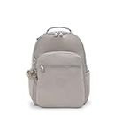 Kipling SEOUL, Large Backpack with Laptop Protection 15 Inch, 44 cm, 27 L, 0.65 kg, Grey Gris