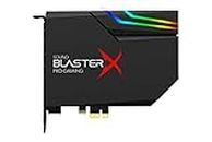Creative Sound BlasterX AE-5 Plus Scheda audio di classe ultra SABRE32 e DAC PCI-e risoluzione da 32bit/384kHz, Dolby Digital e DTS, SNR fino a 122dB, sistema di illuminazione RGB
