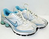 Zapatos para correr Nike Shox Turbo para mujer blanco verde azulado talla 8
