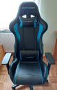DX Racer 6 Gaming Chair Wippfunktion/Höhenverstellbarer/Drehstuhl Schwarz-Blau