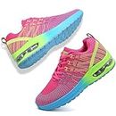 GoodValue Womens Running Shoes Lightweight Air Cushion Walking Shoes Tennis Shoes for Women Fashion Breathable Mesh Upper Sneakers Workout Casual Gym Jogging Non Slip Ladies Sport Shoes