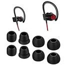 Replacement Eartips for dre Powerbeats 2 Powerbeats 3 Wireless Beats by dre Headphones Silicone Earbuds Eartips Buds Set