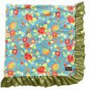 MATILDA JANE No Reservations Wish You Were Here Floral Blanket With Ruffles