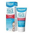 Dermal Therapy Very Dry Face Cream| Nourishes & Repairs Very Dry and Sensitive Areas of Skin on the Face and Neck | 50g