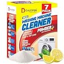 Dcalcifer Washing Machine Cleaner Descaler Powder Descaling Appliance Quick Drum Descale Deep Cleaning for Semi and Fully Automatic Front and Top Load Tub Clean 7 Pouches 350g Pack of 1