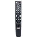 RC802N YAI2 Remote Control Replacement for TCL TV 65P4USM 50E18US 55E18US 55S6000FS 49C2US 55C2US 65C2US 75C2US 75C2US 32S6000S 40S6000FS 43S6000FS 49S6000FS