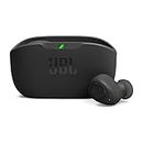 JBL Wave Buds in-Ear Wireless Earbuds (TWS) with Mic,App for Customized Extra Bass Eq,32 Hours Battery&Quick Charge,Ip54 Water&Dust Resistance,Ambient Aware&Talk-Thru,Google Fastpair (Black)