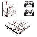 MERISHOPP® Controller Vinyl Decal Protective Skin Cover Sticker for S.O.N.Y PS4 Slim YSP4S-0066/Play, Station Stickers/Decals/PS5 Skins/Controller Stickers/Play, Station Console Skin/Vinyl Stickers