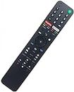 Replacement RMF-TX500U Voice Remote Control Compatible With Sony Bravia XBR-49X950H XBR49X950HÊ XBR49X950H/A XBR49X950HA Smart LED LCD Tv's With Google Play Google Assist and Netflix Buttons