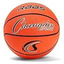 Champion Sports Rubber Mini , Heavy Duty - Pro-Style Basketballs, Premium Basketball Equipment, Indoor Outdoor - Physical Education Supplies (Size 3, Orange)