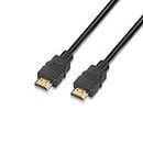 AISENS A120 – 0118 – Câble HDMI 2.0 Haute Vitesse avec Ethernet 0.5 m, HDR, 60 Hz, 18 Gbps, Ultra HD, pour écran/TV 4 K Couleur Noir