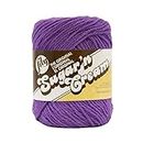 Lily Sugar 'N Cream The Original Solid Yarn - (4) Medium Gauge 100% Cotton - 2.5 oz - Purple - Machine Wash & Dry