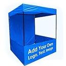 Brandway Promotional Canopy 6 X 4 X 7 with Blue Colour Tetron for Promotional Activity (Blue)