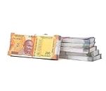 Dummy Indian Rupees Currency Notes (7x15 cm) for Kids Play Toy | Each 25 Fake Notes of 10 20 50 100 200 500 2000 for Children Activity Play, Multicolor