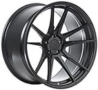 Rohana Wheels RF2 Black Wheel with Painted Finish (20 x 11. inches /5 x 114 mm, 52 mm Offset)