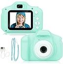 CADDLE & TOES Digital Camera for 4+ to 15 Year Old Kids Boys/Girls, Kids Digital Camera, Children Digital Video Toddler Camera, Christmas Birthday Gift for Boys Age 4+ 5 6 7 8 9 (Aque Green)