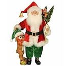 Karen Didion Santa's Best Friend Figurine, 17 inches