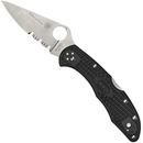 Spyderco Delica 4 Lightweight Folding Knife with Flat Ground Steel Blade and