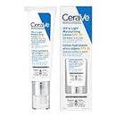 CeraVe Ultra-light Face Moisturizer with SPF 30. Hyaluronic Acid face sunscreen lotion for Men & Women, Normal to Oily & sensitive skin. Fragrance-Free, Oil-Free, Non-Comedogenic, Travel Size 50ML