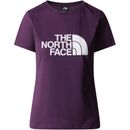 T-Shirt THE NORTH FACE "W S/S EASY TEE" Gr. S, lila (black currant purple) Damen Shirts Jersey