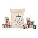 Uncle Goose Nautical Blocks with Canvas Bag - Made in The USA