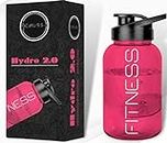 CHUBS Fitness Series SUMMER SPECIAL Edition 500 ML Gallon Bottle Shaker For | Hydration | MIXER | SHAKER |BOTTLE| For Men And Women (Multipurpose) (CHERRY RED)