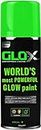 GLO-X Glow In The Dark Spray Paint (300ml Can) - Clear Spray Paint - Glows Green In The Dark -Powered Light & Sun Activated Glow - In The Dark Paint for Metal & Plastic - Glow Acrylic Paint for Outdoors - Fishing Lure Paint