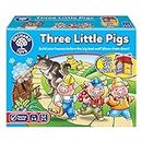 Orchard Toys Three Little Pigs Game, Fun Board Game for Children Age 3-6, Family Game Toy
