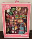 NEW LORI Gourmet Market Food & Cooking Accessories Set for 6" Doll NIB 41 pieces