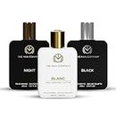 The Man Company Gentlemen's Signature Trio | Premium Long-Lasting Fresh Scent Fragrance | Body Spray | Gift For Him - Set Of 3, 150 Millilitres