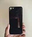MrSpares Back Panel Replacement Cover Compatible for I Phone 8 (with Logo) : Black