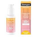 Neutrogena Invisible Daily Defense Face Serum Sunscreen, SPF 50+, Face Sunscreen, UVA & UVB, Antioxidants, Fragrance Free, 50-mL
