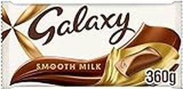 Galaxy Lot de 2 barres de chocolat au lait lisse pour partager, cadeau au chocolat, collations pour soirée cinéma, 360 g