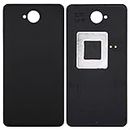 HAWEEL Back Cover Replacement Parts, for Microsoft Lumia 650 Battery Back Cover with NFC Sticker(Black) (Color : Black)