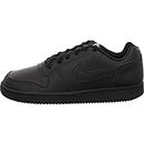 Nike Men's Ebernon Low Basketball Shoe, Black/Black, 10