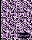 Notebook: Cheetah Composition Notebook | Lined Wide Ruled Interior
