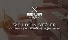 Hero Login Styler – WP Login Screen Customizer