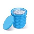 SWAMEY Silicone Ice Cube Maker Bucket Revolutionary Space Saving Ice-Ball Makers for Home Buffets Ice-Cube Trays