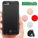 8000mAh Battery Charger Case Power Bank Charging Cover For iPhone 8 7 6s Plus SE