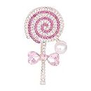 MYADDICTION Cute Candy Brooch Pin Dress Jewelry Collection for Christmas Wedding Xmas Pink Clothing, Shoes & Accessories | Womens Accessories | Key Chains, Rings & Finders