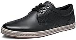 Jousen Men's Fashion Casual Sneakers, Amy5103-black, 8